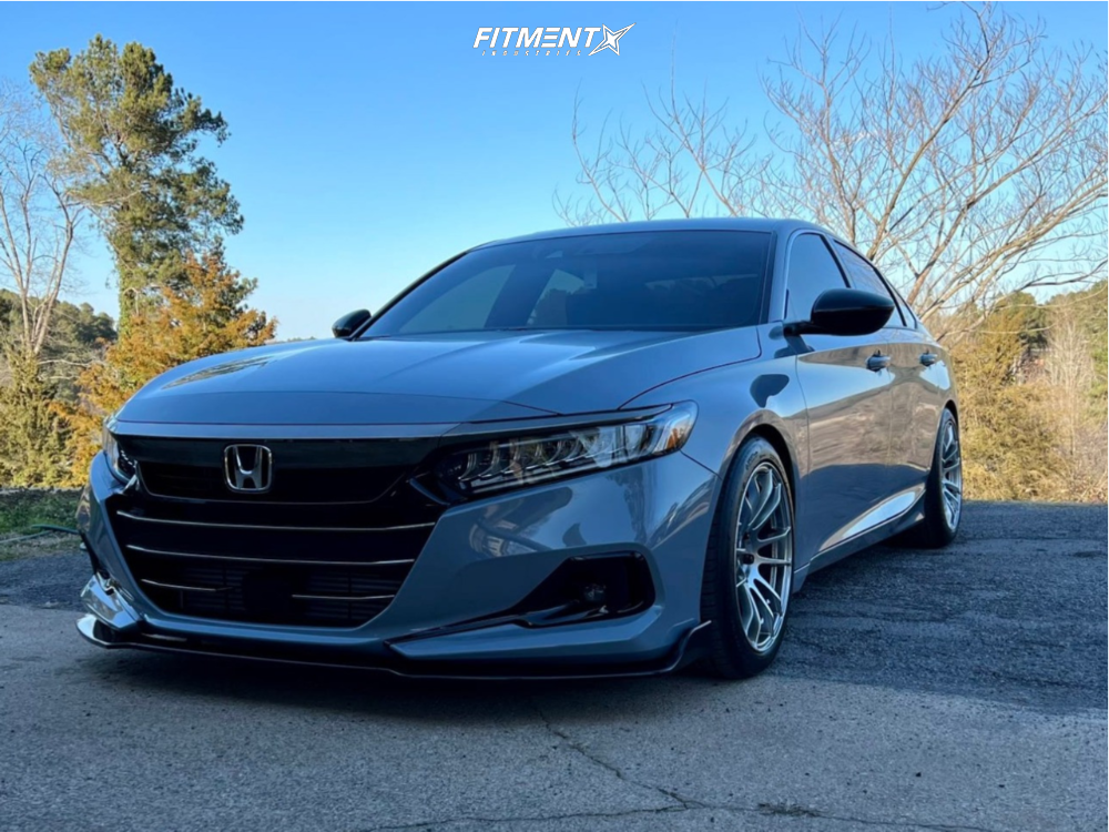 2021 Honda Accord Sport with 18x9.5 AVID1 AV20 and Continental