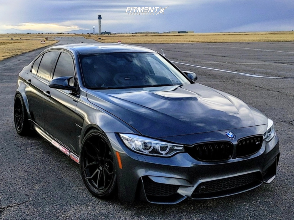 2016 BMW M3 Base with 19x11 Momo Anzio and Bridgestone 305x30 on