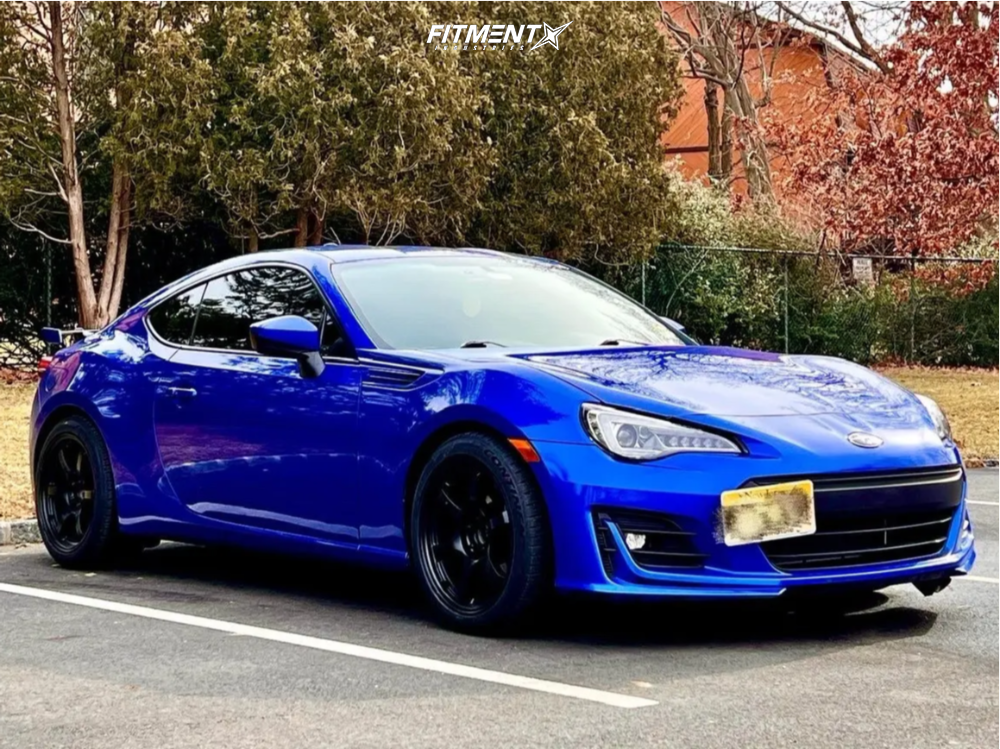 2017 Subaru BRZ Limited with 17x9 Gram Lights 57dr and Continental
