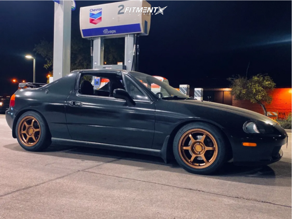 1995 Honda Civic Del Sol VTEC with 15x8 Motegi Mr145 and Hankook