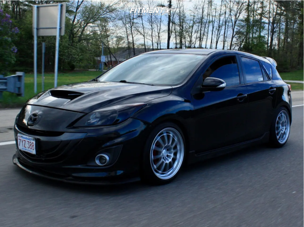 2010 Mazda 3 Mazdaspeed with 18x8.5 Enkei Nt03 and Accelera 235x35