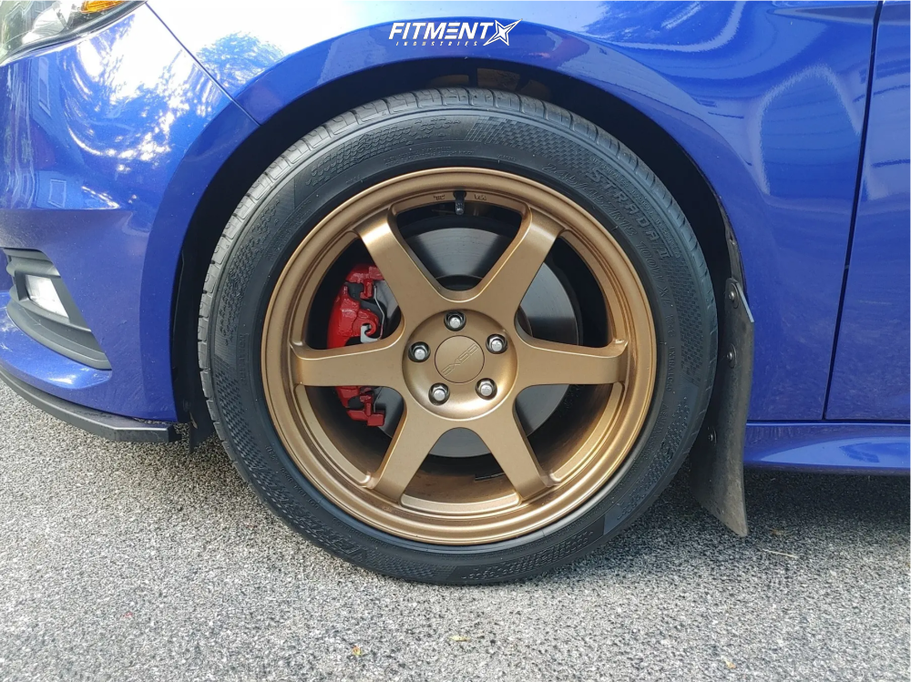 2015 Ford Focus ST with 18x8.5 9SiX9 SIX-1 and Vercelli 245x45 on