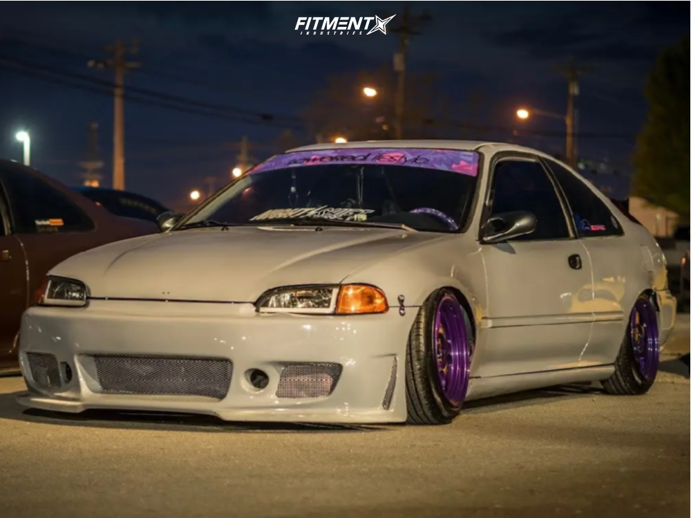 1995 Honda Civic DX with 16x9 JNC Jnc034 and Ironman 205x45 on