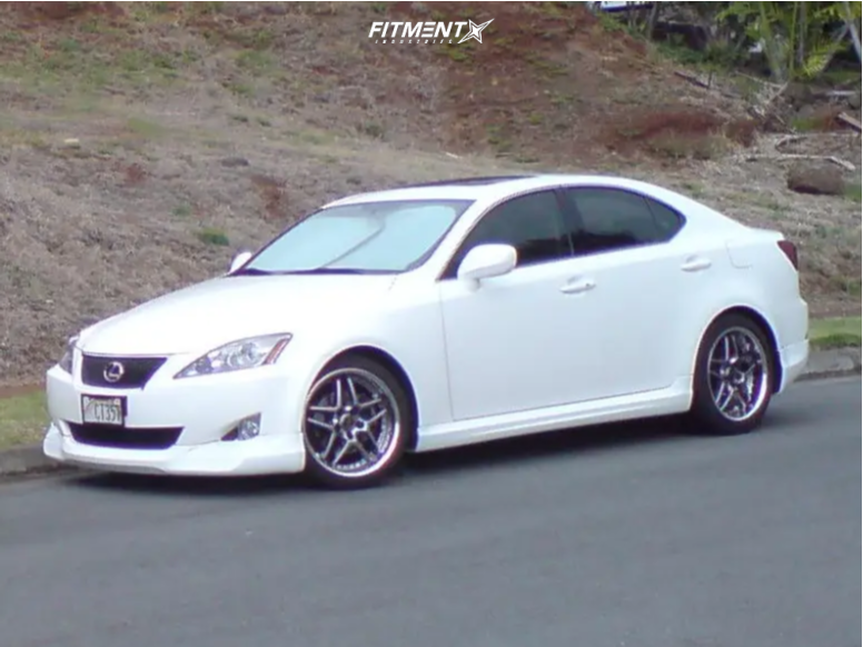2006 Lexus IS250 Base with 18x8 Blitz Type 03 and Michelin 225x45