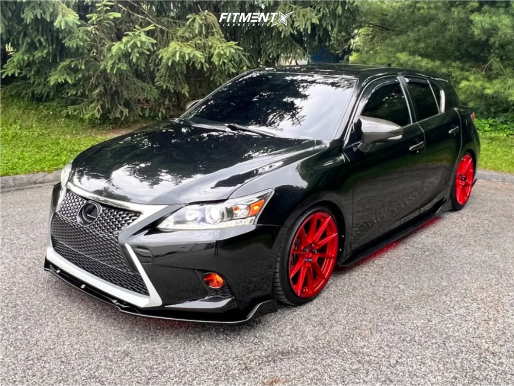 2017 Lexus CT200h Base with 18x8.5 XXR 567 and Michelin 205x40 on