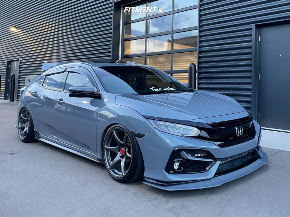 2020 Honda Civic Sport Touring with 18x9 Kansei Tandem and Nankang