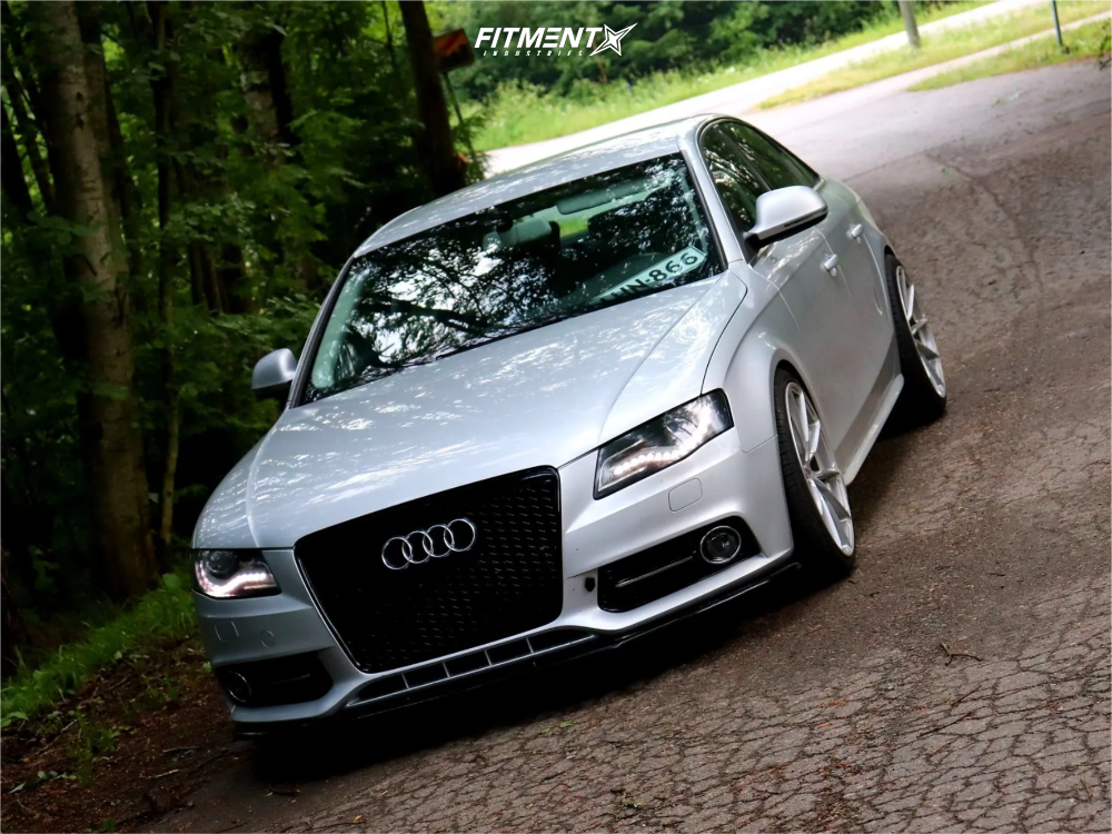2008 Audi A4 Base with 19x8.5 Japan Racing JR37 and Nankang 225x35
