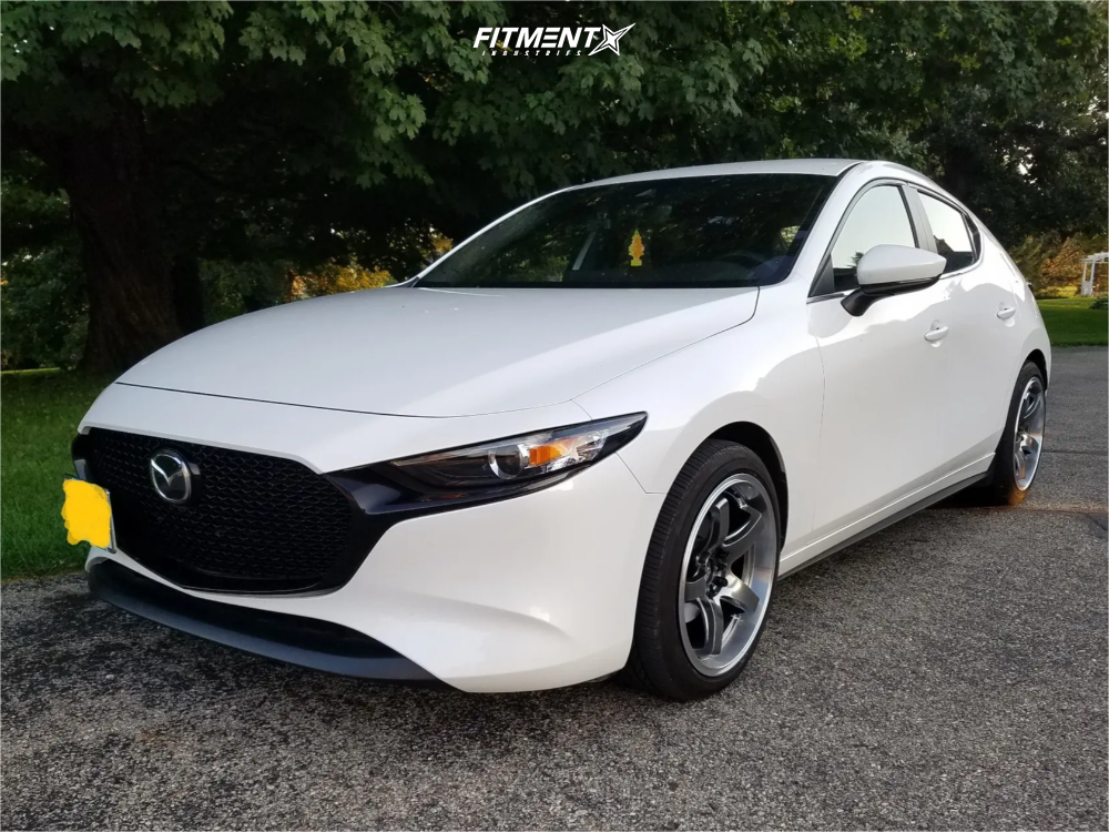 2021 Mazda 3 Select with 18x8.5 XXR 555 and Bridgestone 215x45 on
