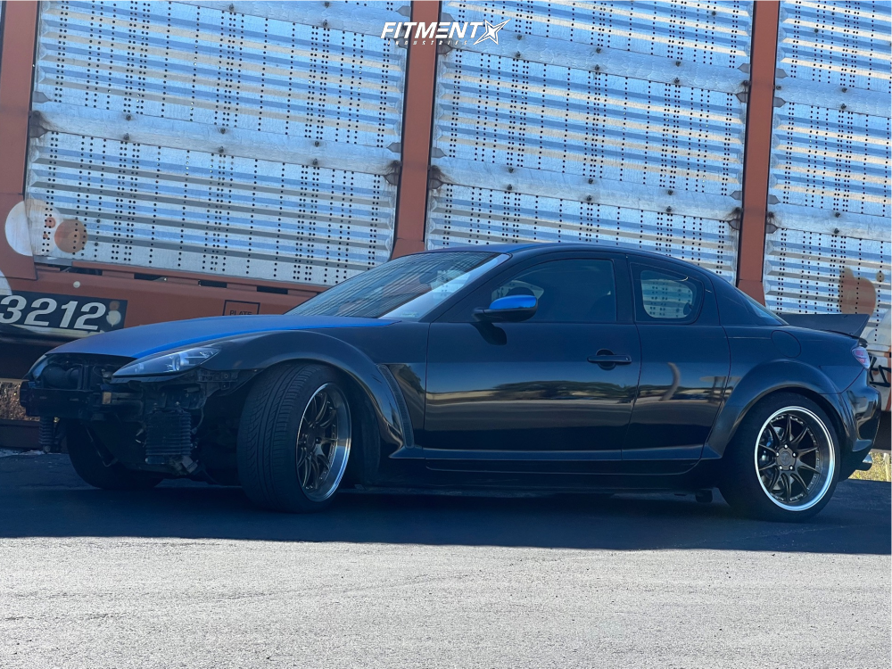 2004 Mazda RX-8 Base with 18x9.5 Aodhan Ah07 and Falken 235x40 on