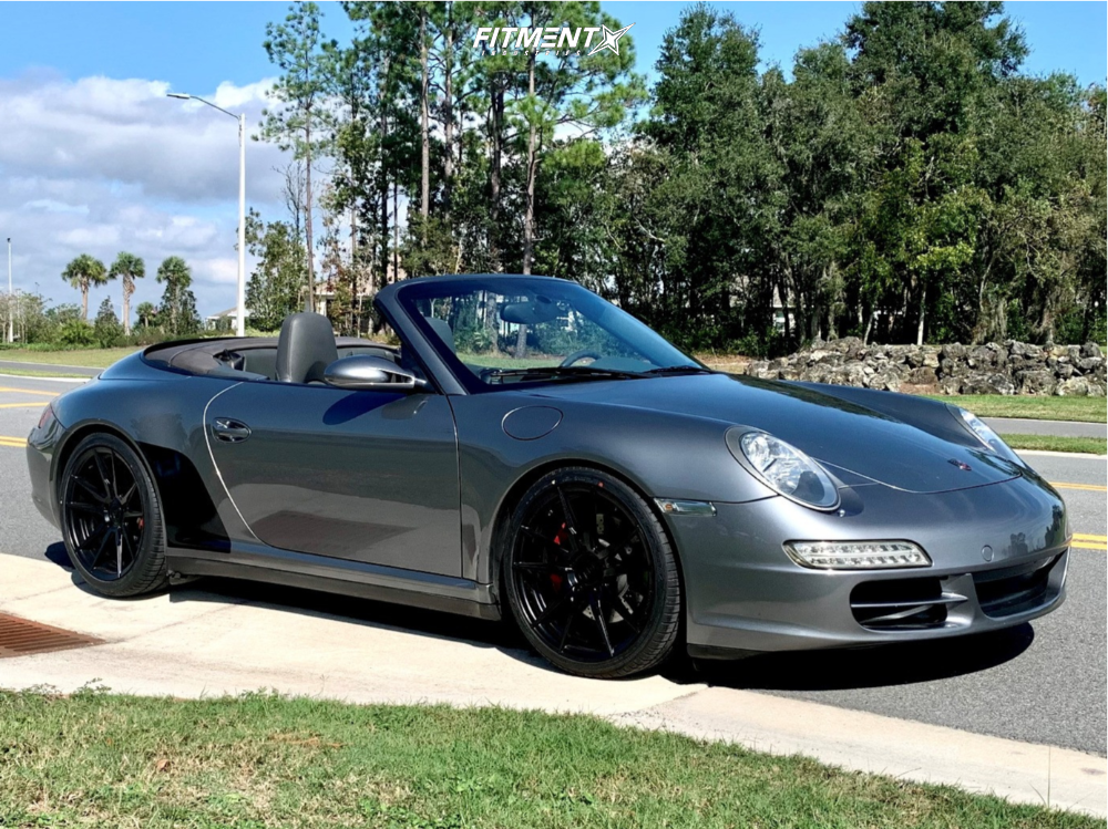 2006 Porsche 911 Carrera 4S with 19x8.5 Rohana Rfx2 and Falken