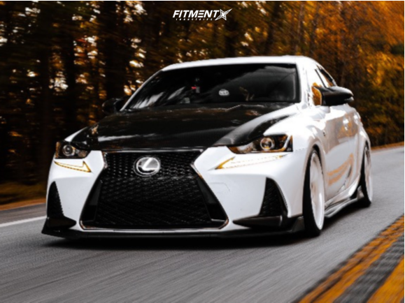 2017 Lexus IS200t F Sport with 18x9.5 Gram Lights 57cr and Toyo