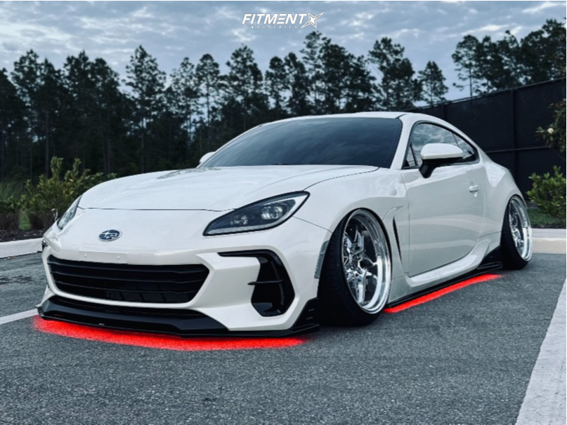 2023 Subaru BRZ Limited with 18x9.5 GMR Evoke and Accelera 225x35