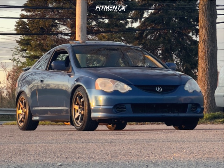 2002 Acura RSX Type-S with 17x8 AVID1 Av6 and Yokohama 225x45 on