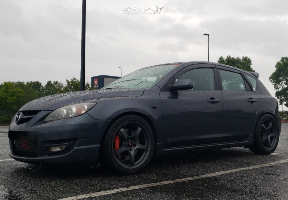 2009 Mazda 3 Mazdaspeed with 18x8.5 Gram Lights 57cr and Kumho