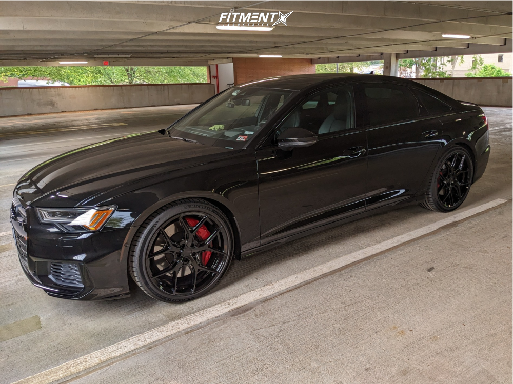 2020 Audi S6 Prestige with 21x9 Vossen Hf5 and Michelin 255x35 on
