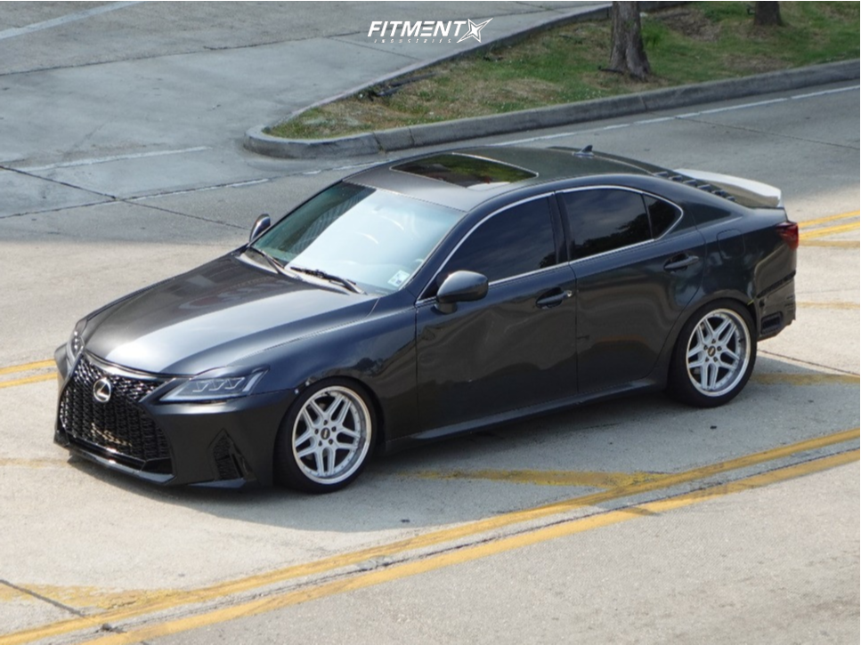 レクサスIS 205/55R15 2008 Lexus IS250 Base with 18x9.5 ESR Cs15 and Falken 245x35 on