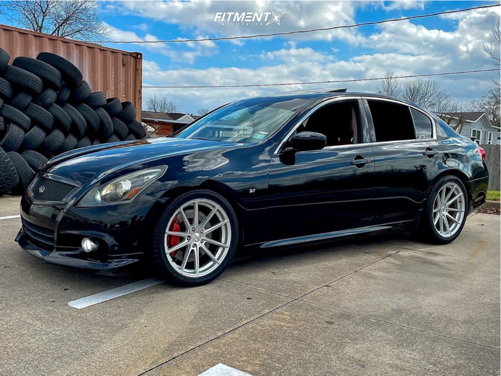 2012 INFINITI G37 Sport with 19x8 TSW Bathurst and Sumitomo 255x40