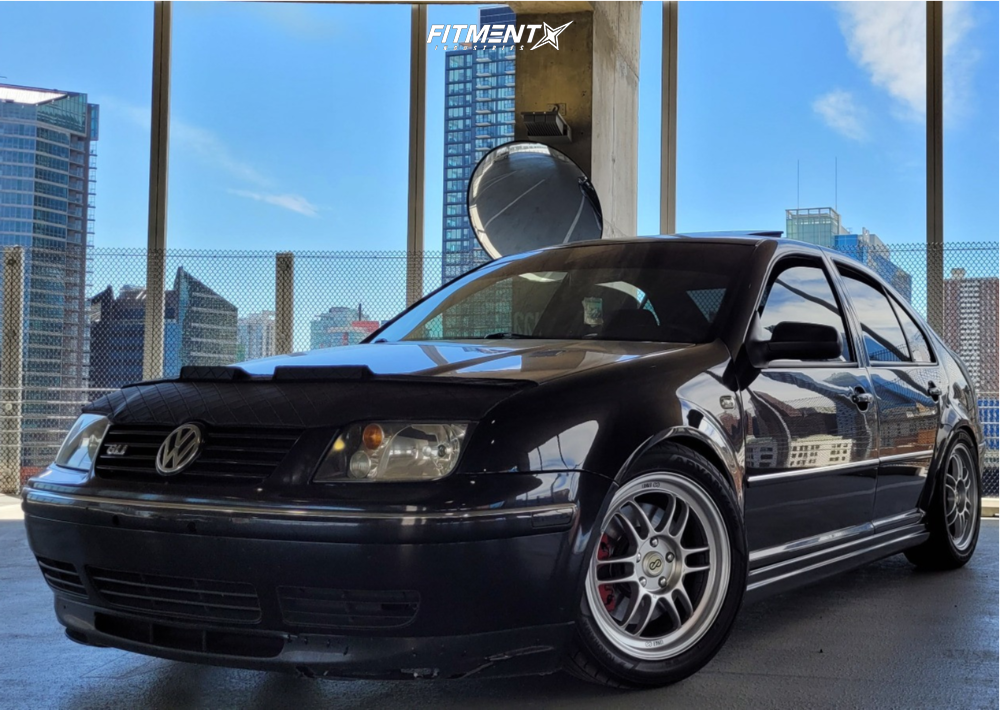 2004 Volkswagen Jetta GLI with 17x7.5 Enkei Rpf1 and Yokohama