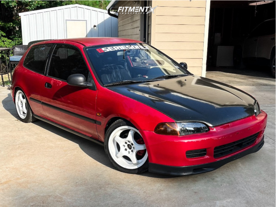 1992 Honda Civic VX with 16x7 Konig ZE40 Time Attack III and