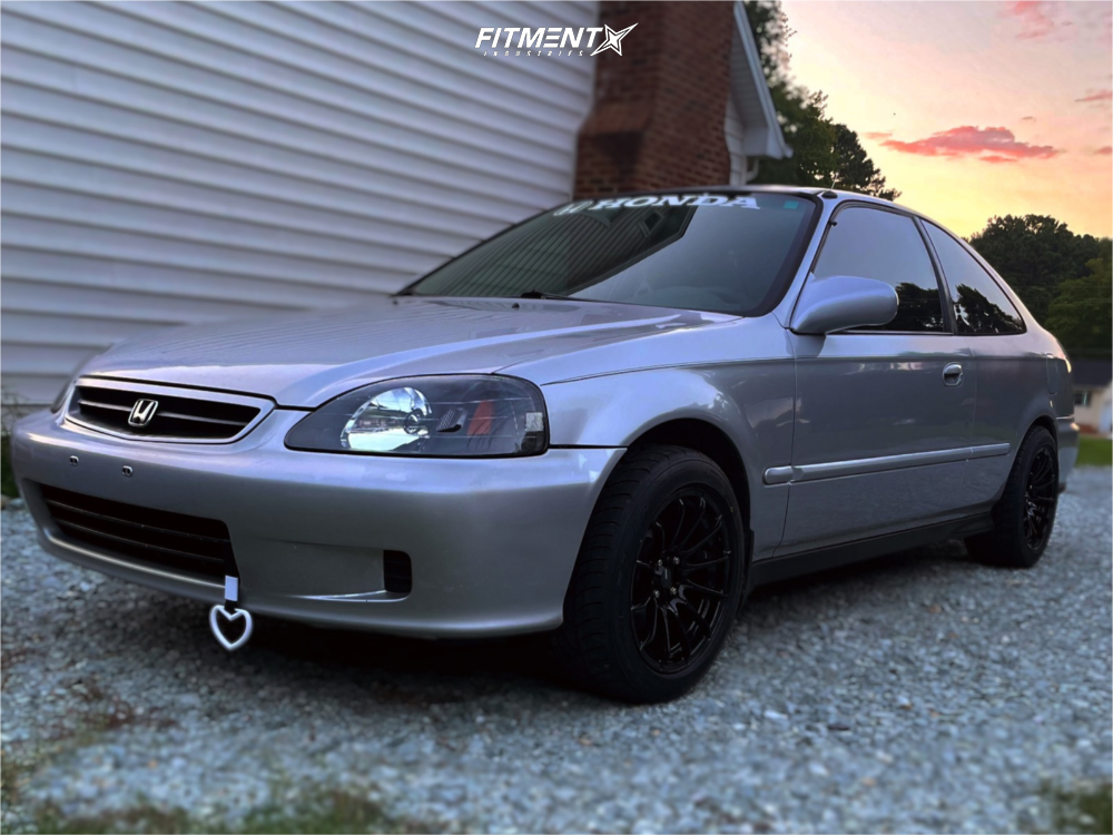 2000 Honda Civic EX with 15x8 Konig Dial In and Nitto 205x50 on