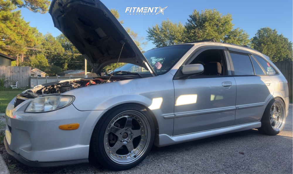 2002 Mazda Protege5 Base with 17x8 JNC Jnc010 and Continental