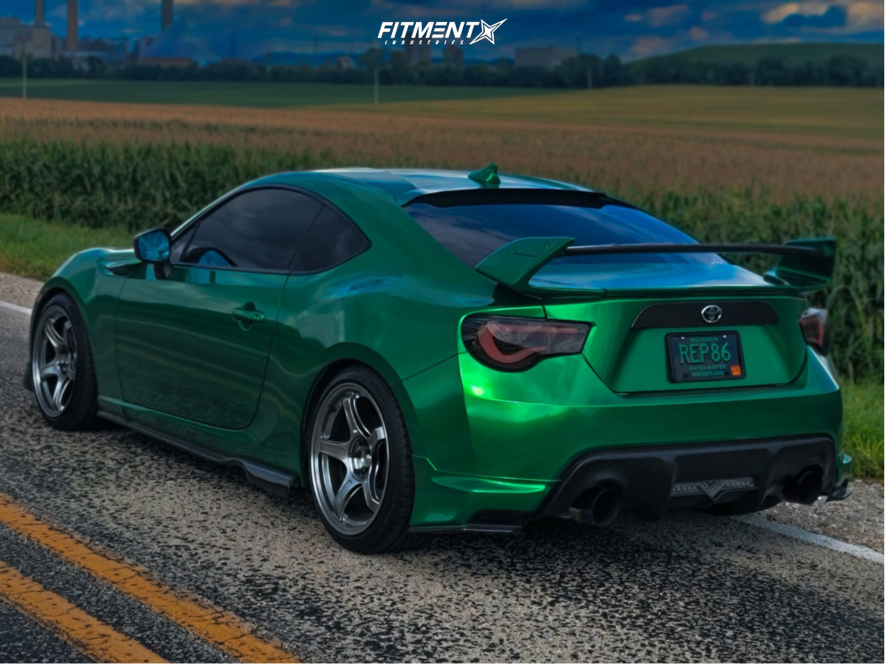 2013 Subaru BRZ Limited with 18x9.5 SSR Gtx03 and Continental