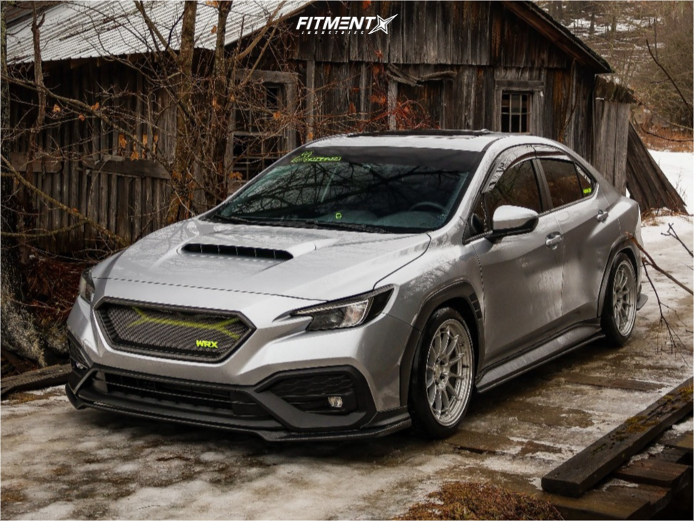 2022 Subaru WRX Premium with 18x9.5 Enkei Nt03m and Continental