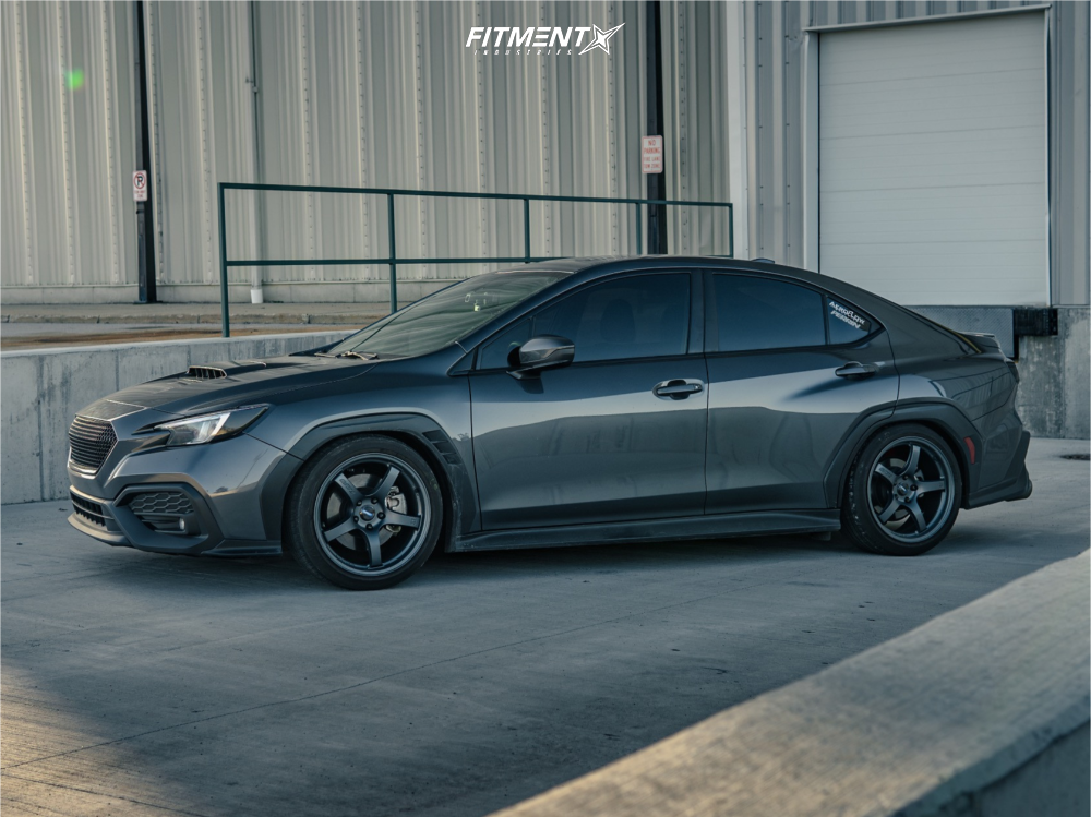 2022 Subaru WRX Premium with 18x9.5 Gram Lights 57cr and Dunlop