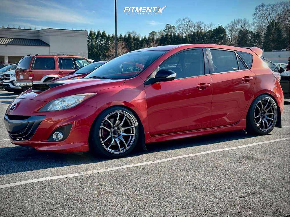 2013 Mazda 3 Mazdaspeed with 18x8.5 Vors Tr4 and Nitto 235x40 on