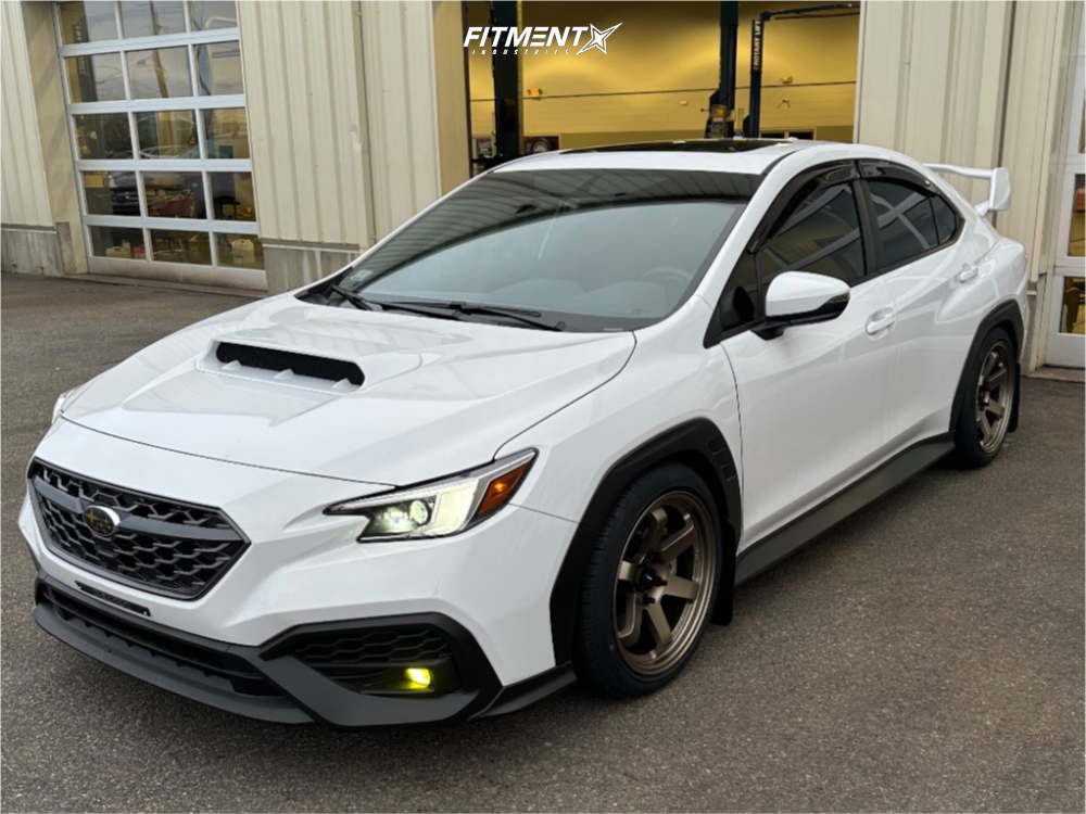 2023 Subaru WRX Premium with 18x9.5 AVID1 Av6 and Vercelli 245x40