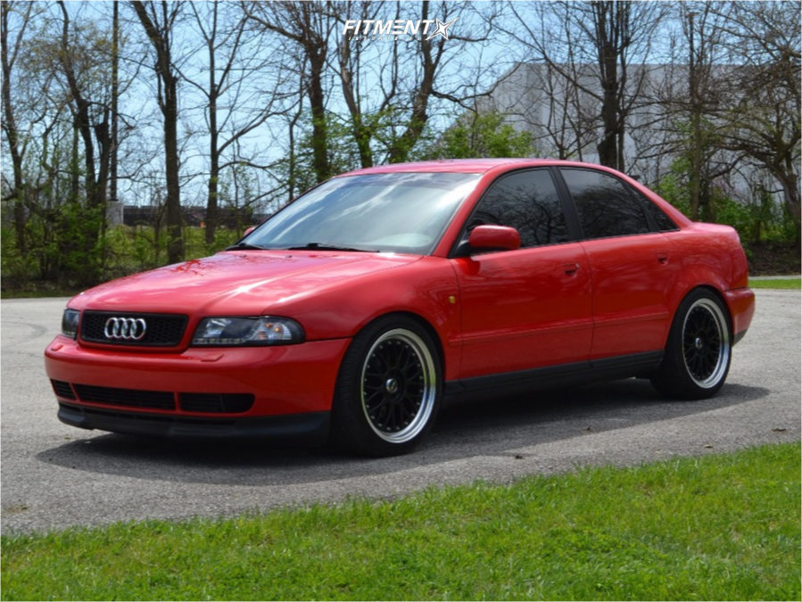 1998 Audi A4 Quattro Base with 18x8.5 XXR 521 and Land Golden