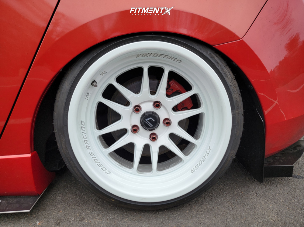 2012 Mazda 3 Mazdaspeed with 17x9 Cosmis Racing Xt-206r and Nitto
