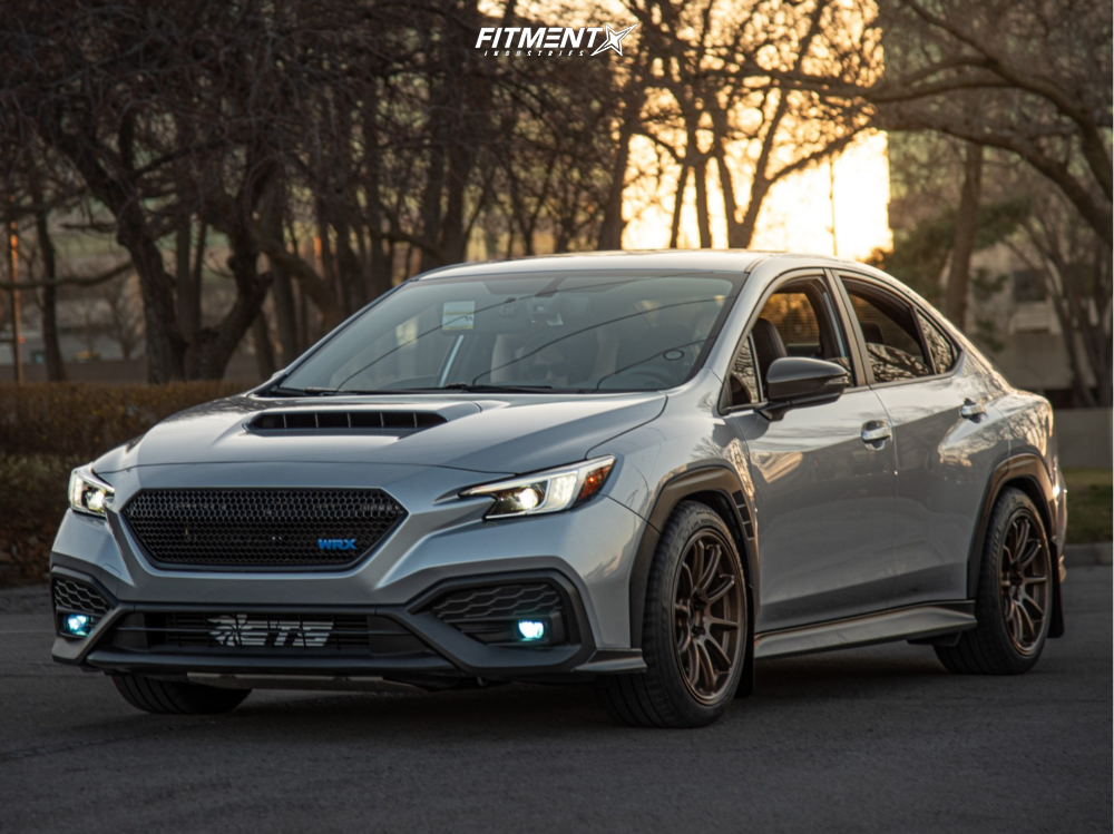 2022 Subaru WRX Limited with 18x9.5 Enkei Triumph and Michelin