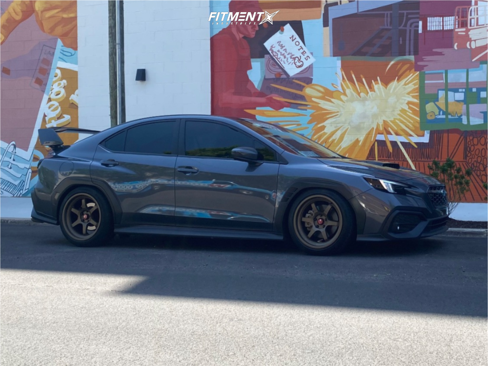 2022 Subaru WRX Premium with 18x9.5 Aodhan Ah08 and Vercelli