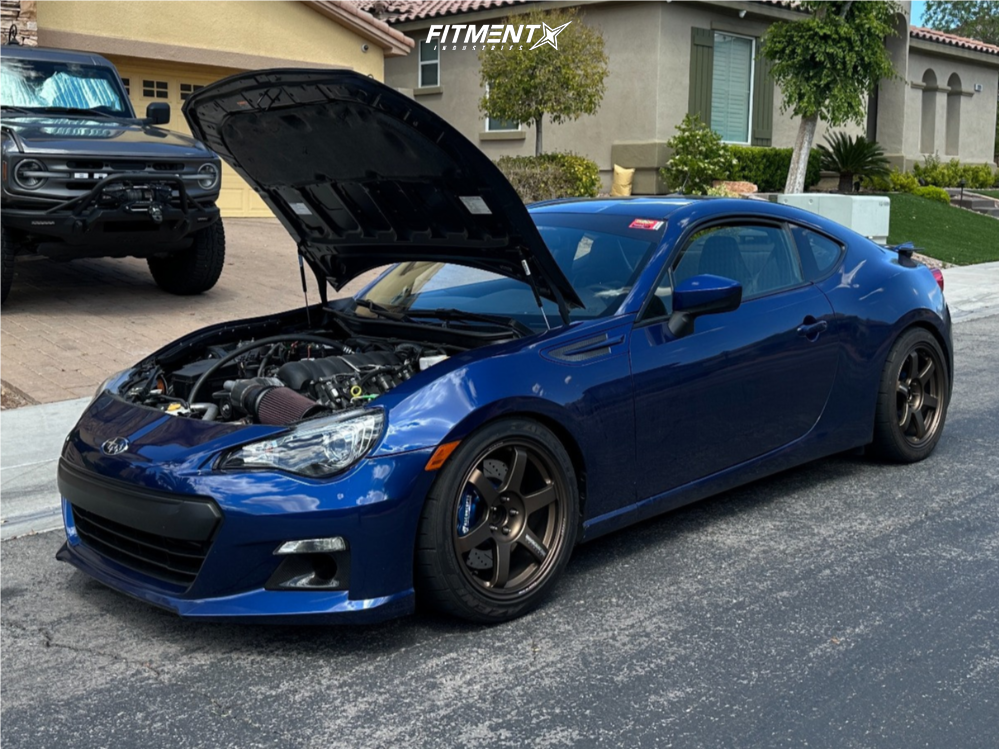 37、リシュリュー改 2013 Subaru BRZ Limited with 17x9.5 Volk Te37 Saga and Falken