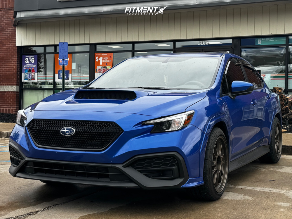 2023 Subaru WRX Base with 18x9.5 Konig Hypergram and Michelin