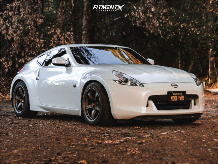 2011 Nissan 370Z Base with 18x10 Gram Lights 57dr and Yokohama