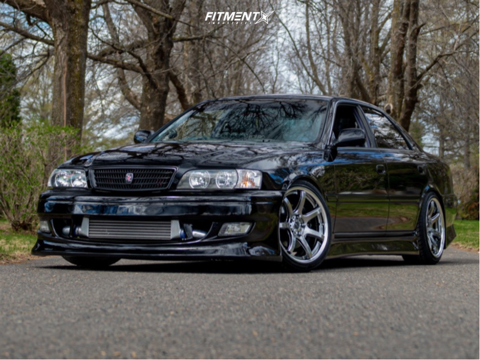 1997 Toyota Chaser Base with 18x8.5 Work Emotion T7r 2p and