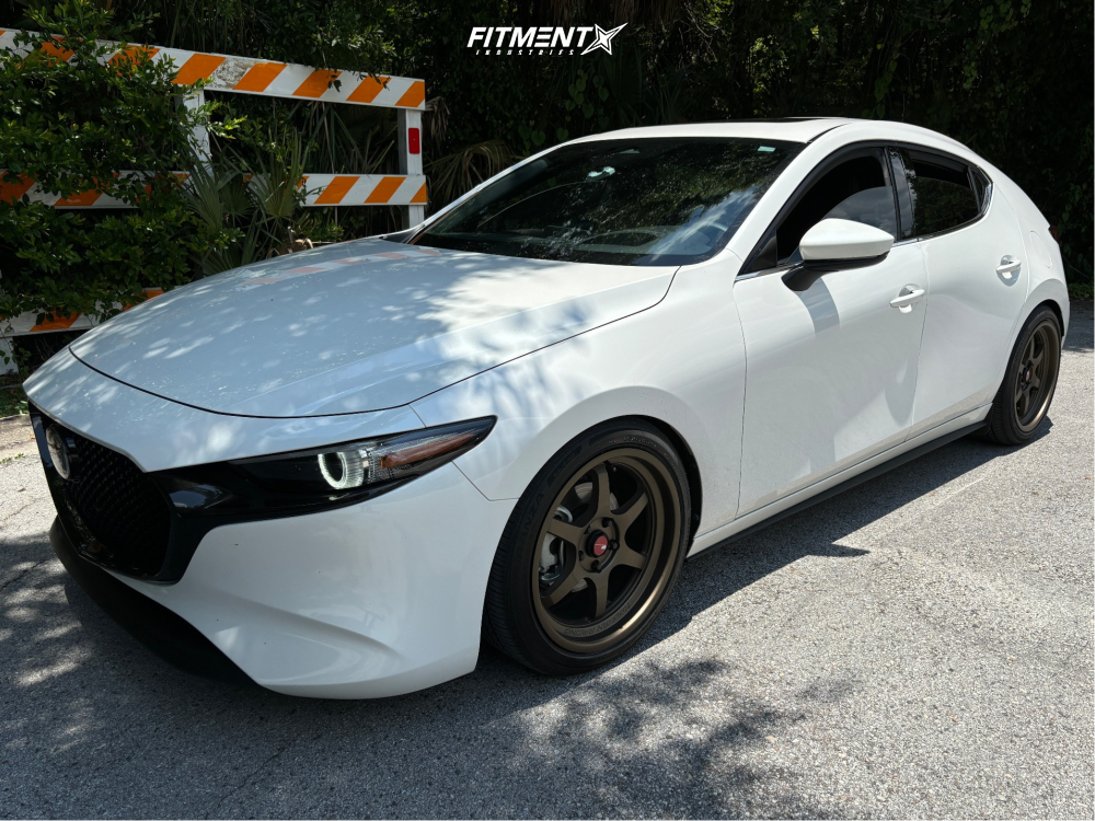 2024 Mazda 3 Premium with 18x8.5 Aodhan Ah08 and Bridgestone