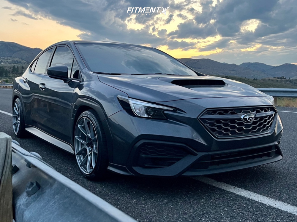 2023 Subaru WRX Base with 18x9.5 Enkei Tsv and Lexani 255x35 on