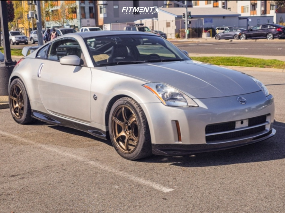 2003 Nissan 350Z Touring with 18x8.5 Advan Racing Rgiii and