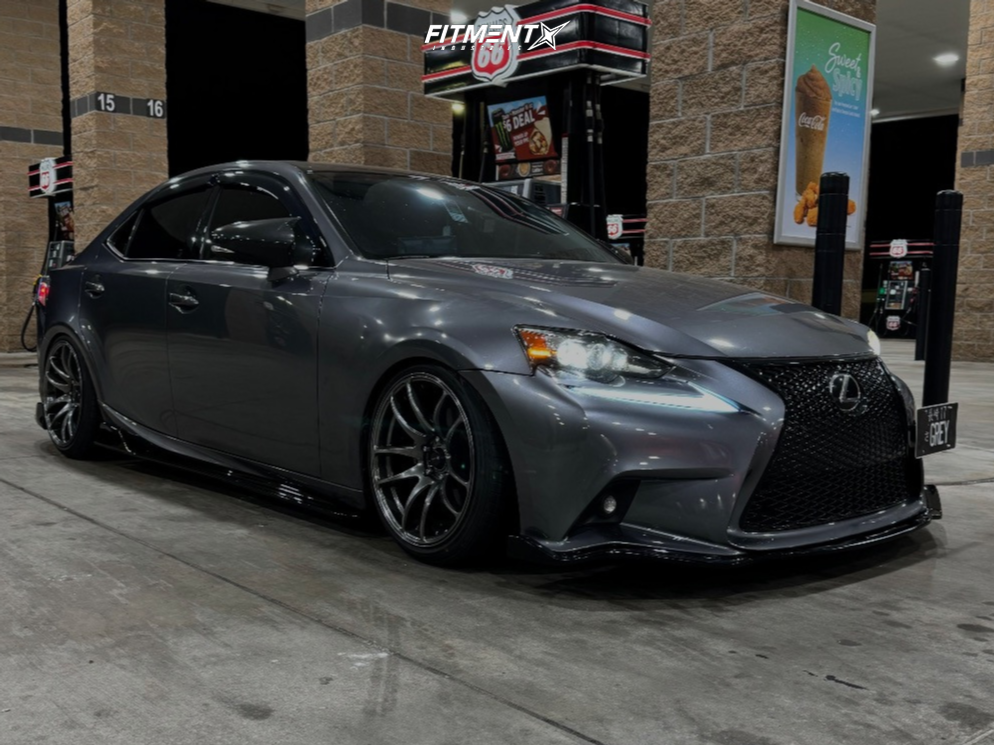 2014 Lexus IS250 Base with 18x9.5 Vors Tr4 and Arroyo 225x40 on