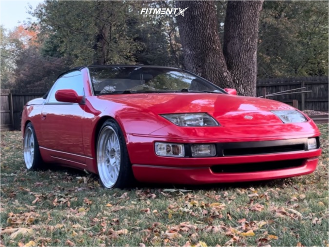 1993 Nissan 300ZX Base with 18x9.5 Aodhan Ah02 and Lexani 245x40