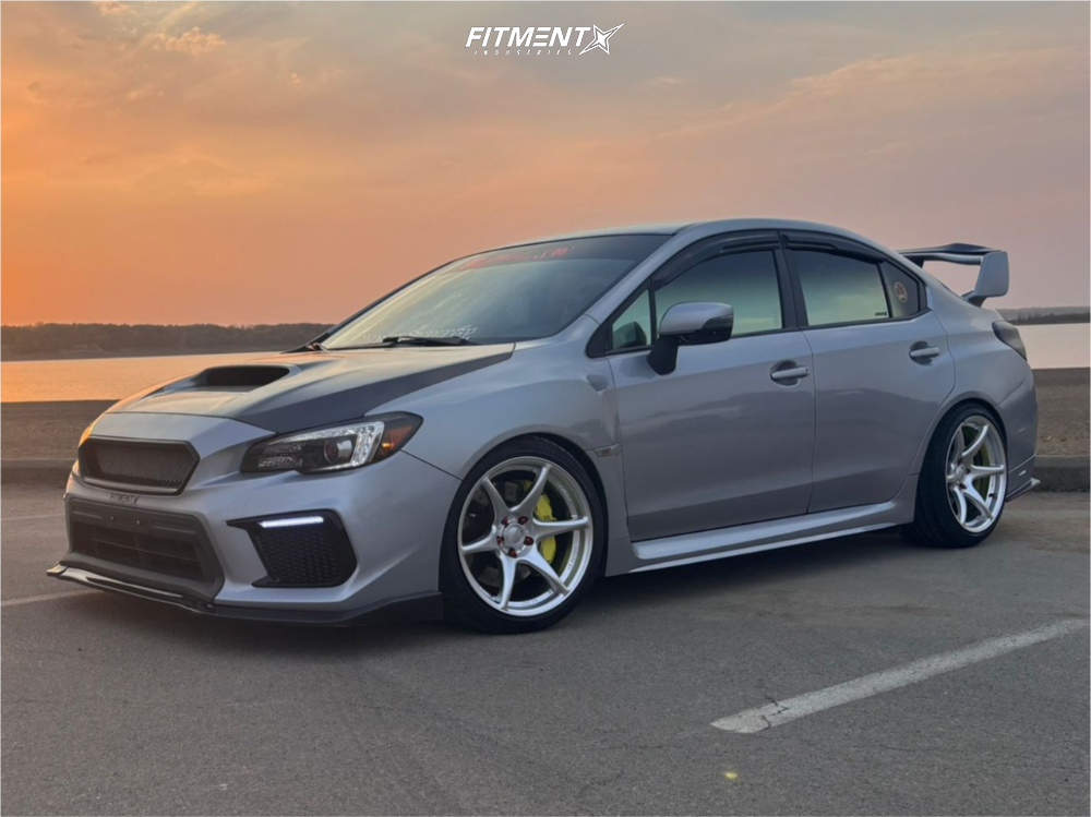 2018 Subaru WRX STI Base with 18x9.5 Kansei Tandem and Lexani