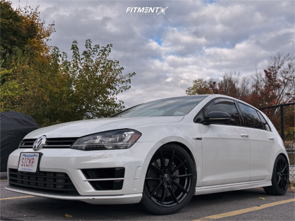 2016 Volkswagen Golf R Base with 18x8 Enkei Hornet and Lexani