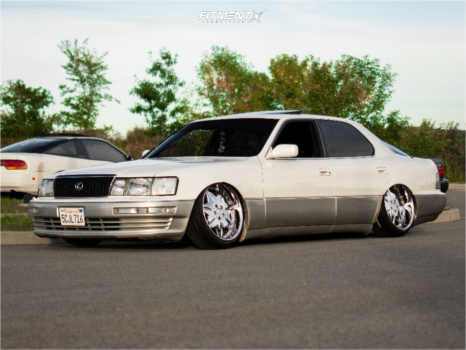 1993 Lexus LS400 Base with 19x10 Work Ls207 and Zeta 215x35 on