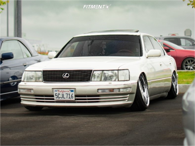 1993 Lexus LS400 Base with 19x10 Work Ls207 and Zeta 215x35 on