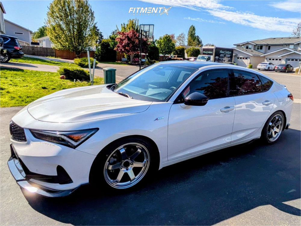 2023 Acura Integra Elite A-Spec with 18x9.5 AVID1 Av6 and Nitto