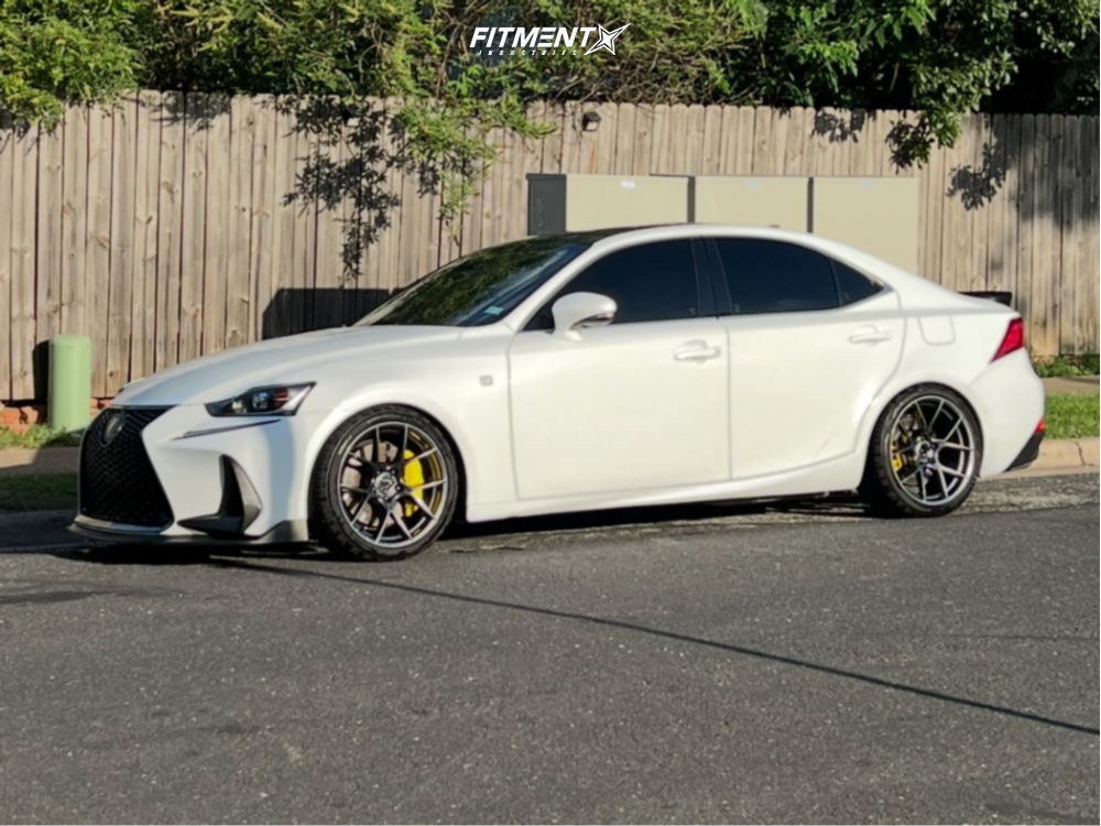 2019 Lexus IS300 F Sport with 18x9.5 Aodhan Ah11 and Lexani 255x35