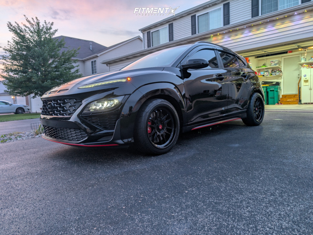 2023 Hyundai Kona N Base with 18x8.5 Aodhan Ah07 and Firestone